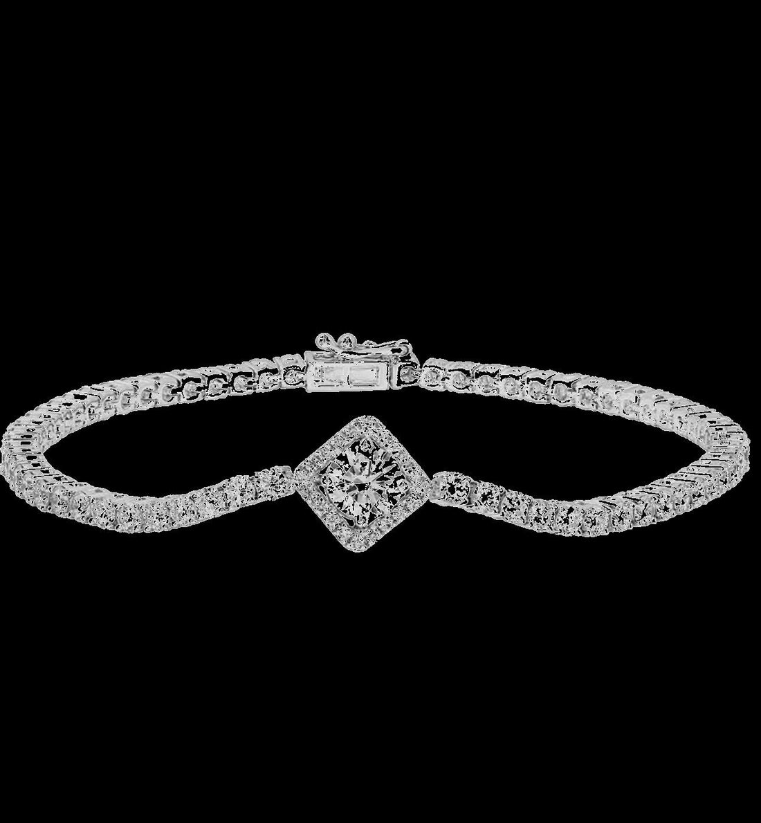 Cupira Cupira Channel-Set Diamond Bracelet with lab-grown diamonds