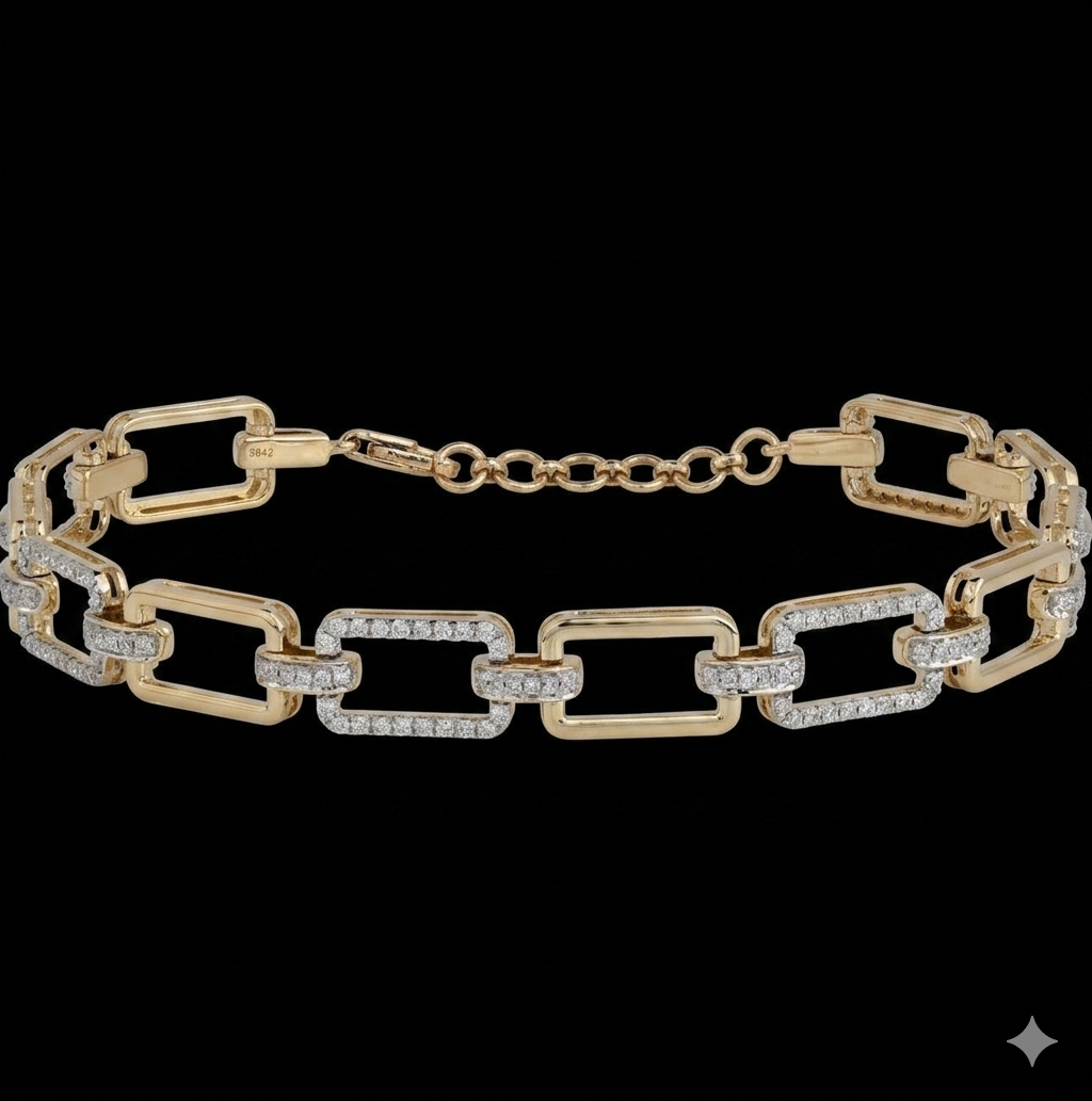 Cupira Cupira Feather Diamond Bracelet with lab-grown diamonds