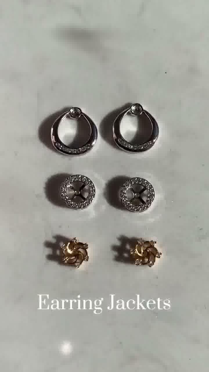 Cupira Cupira Pavé Diamond Hoop Earrings with lab-grown diamonds
