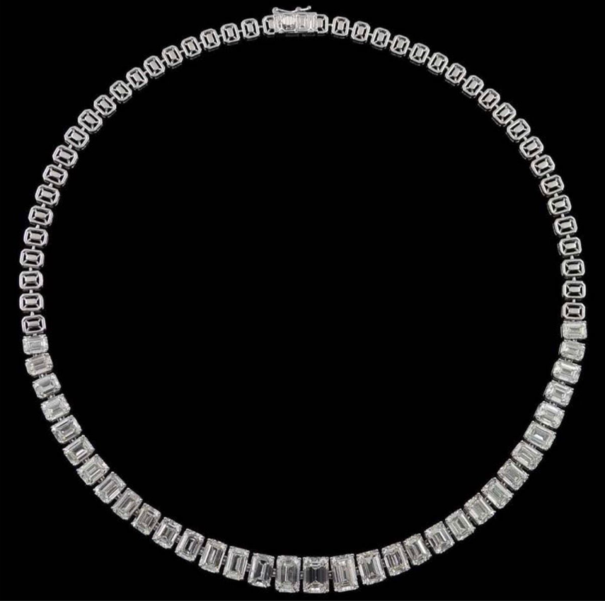 Cupira Cupira Oval Diamond Necklace with lab-grown diamonds