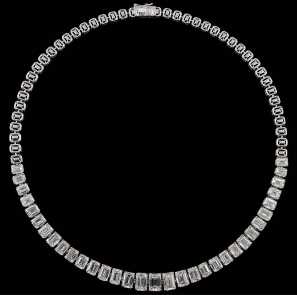 Cupira Cupira Oval Diamond Necklace with lab-grown diamonds