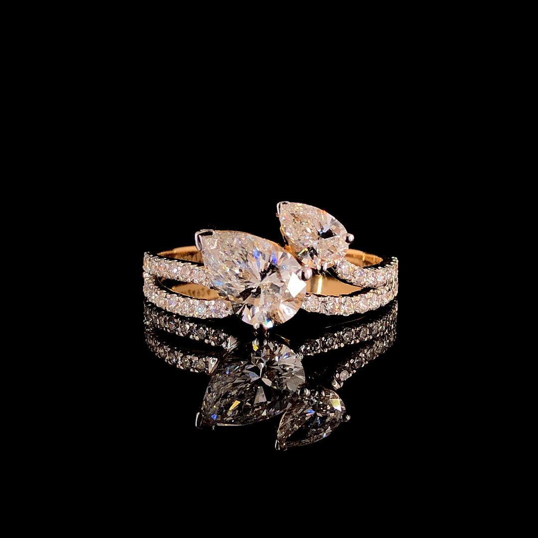 Cupira Cupira Botanical Diamond Ring with lab-grown diamonds