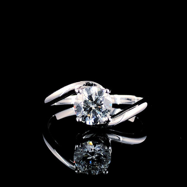 Cupira Cupira Side Stone Diamond Ring with lab-grown diamonds