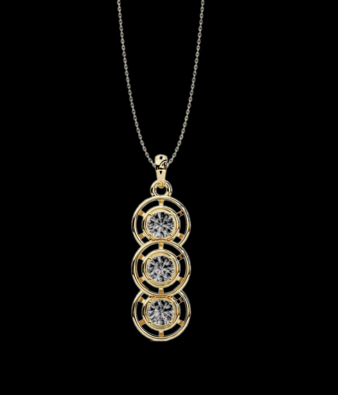 Cupira Cupira Compass Diamond Pendant with lab-grown diamonds