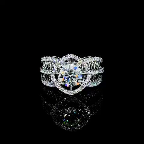 Cupira Cupira Princess Cut Diamond Ring with lab-grown diamonds