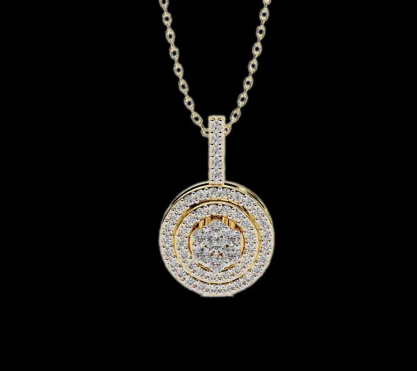 Cupira Cupira Crescent Moon Diamond Pendant with lab-grown diamonds