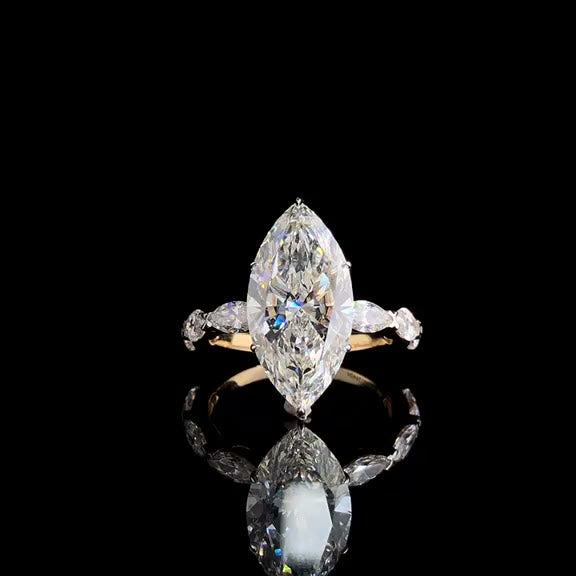 Cupira Cupira Cathedral Diamond Ring with lab-grown diamonds