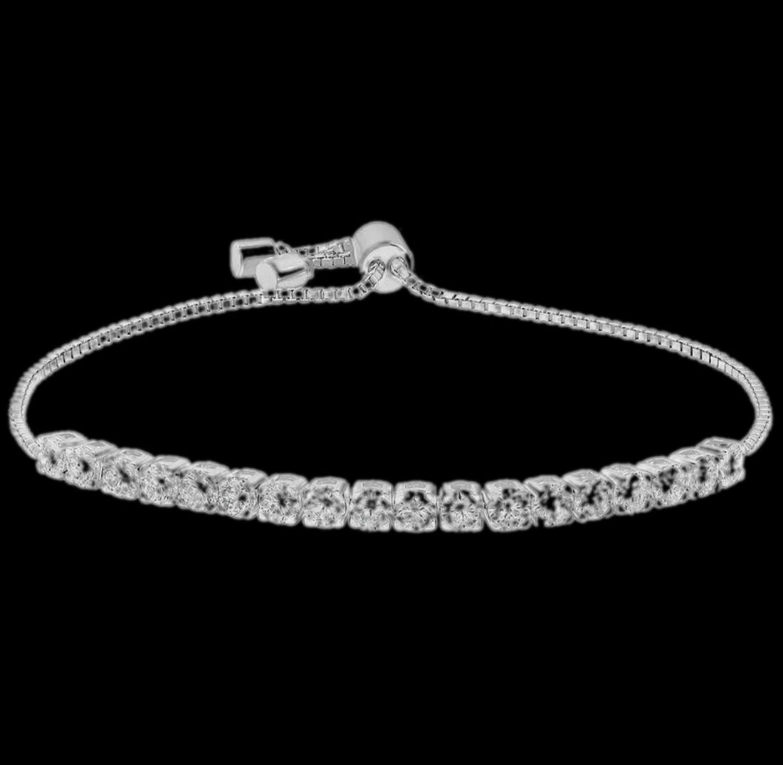 Cupira Cupira Bezel-Set Diamond Bracelet with lab-grown diamonds