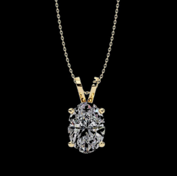 Cupira Cupira Halo Diamond Pendant with lab-grown diamonds
