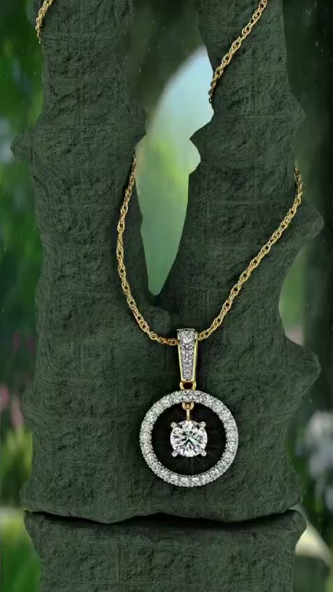Cupira Cupira Floral Diamond Pendant with lab-grown diamonds