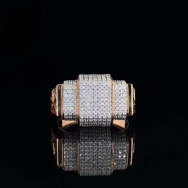 Cupira Cupira Emerald Cut Diamond Ring with lab-grown diamonds